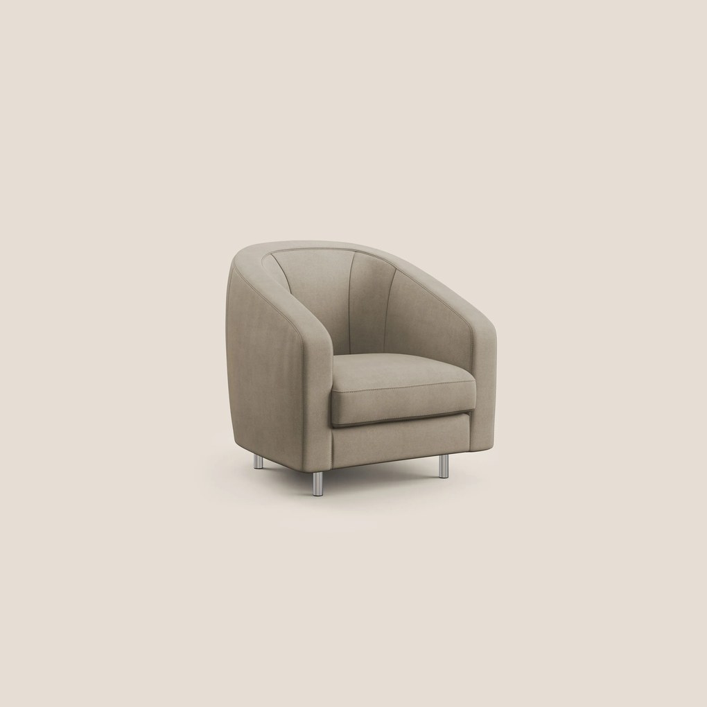 Sally Poltroncina in tessuto morbido impermeabile T02 beige