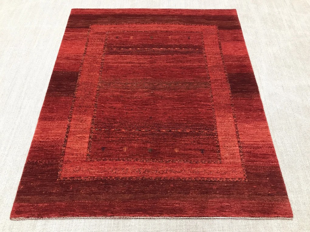 Loribaft Tappeto persiano 190x160 Rosso (Iran) Annodato A Mano