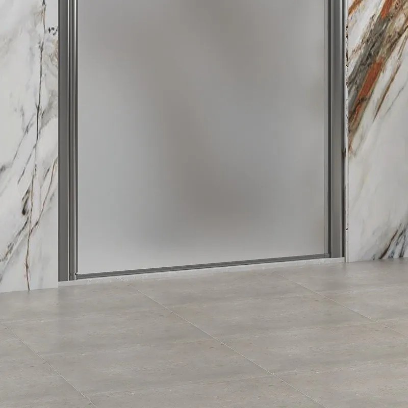 Porta doccia battente 75cm vetro opaco altezza 200h | KS2800AI - KAMALU