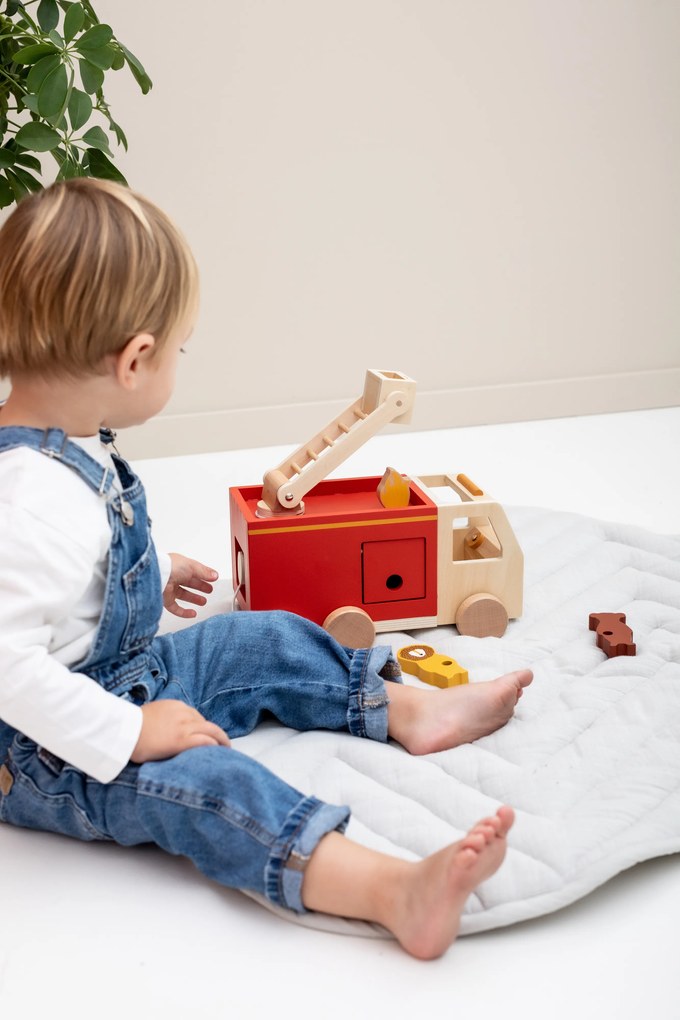 Trixie Camion dei pompieri in legno