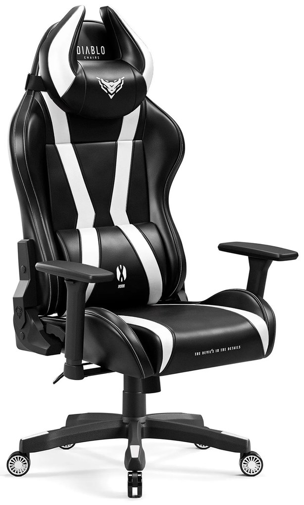 Sedia da gaming Diablo X-Horn 2.0 King Size: Nero-Bianco