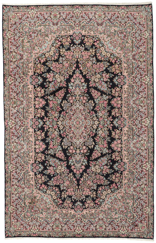 Kerman Tappeto 200x310 (Iran) Annodato A Mano