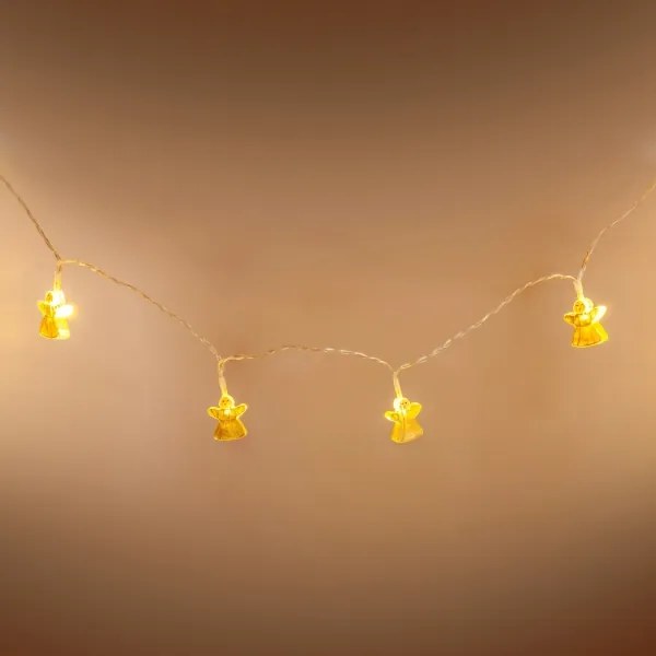 Retlux - Catena luminosa decorativa LED 10xLED/2xAA 1,65m bianco caldo