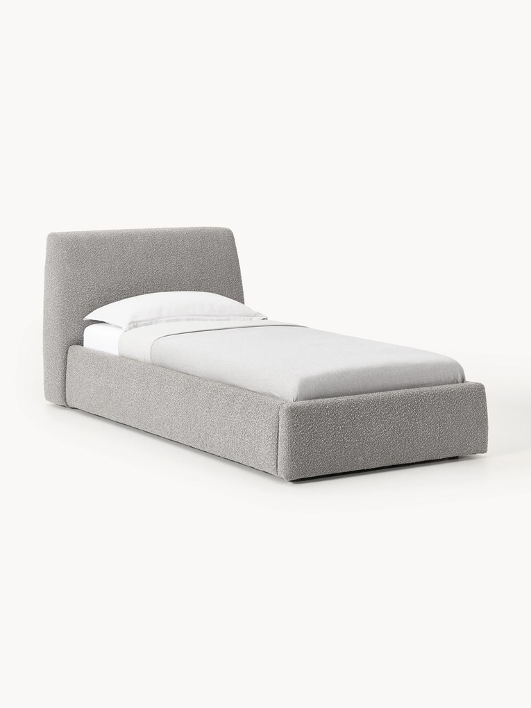 Letto singolo in bouclé Cloud