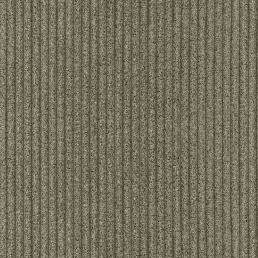 Divano angolare verde (con penisola a destra/con chaise lounge) con rivestimento in velluto a coste Merid – Ropez