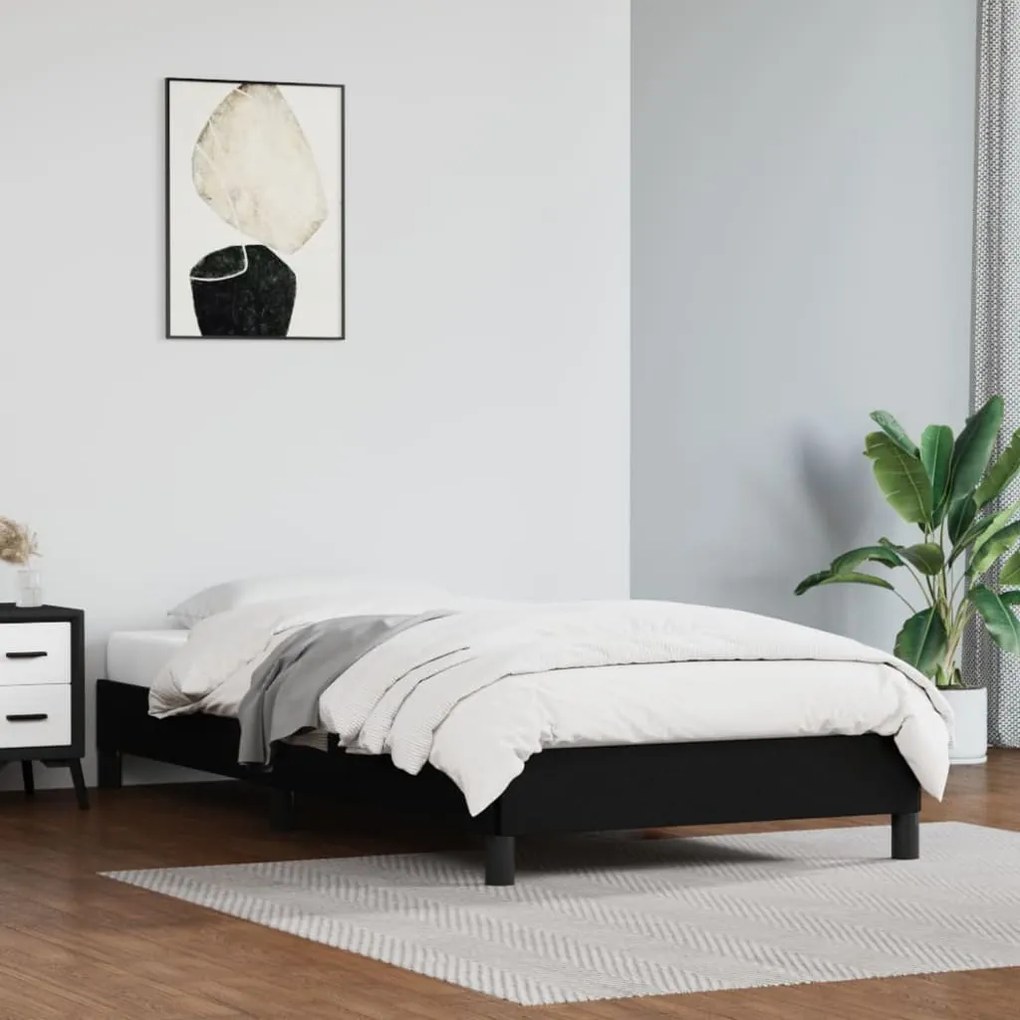 Giroletto Nero 80x200 Cm İn Similpelle /