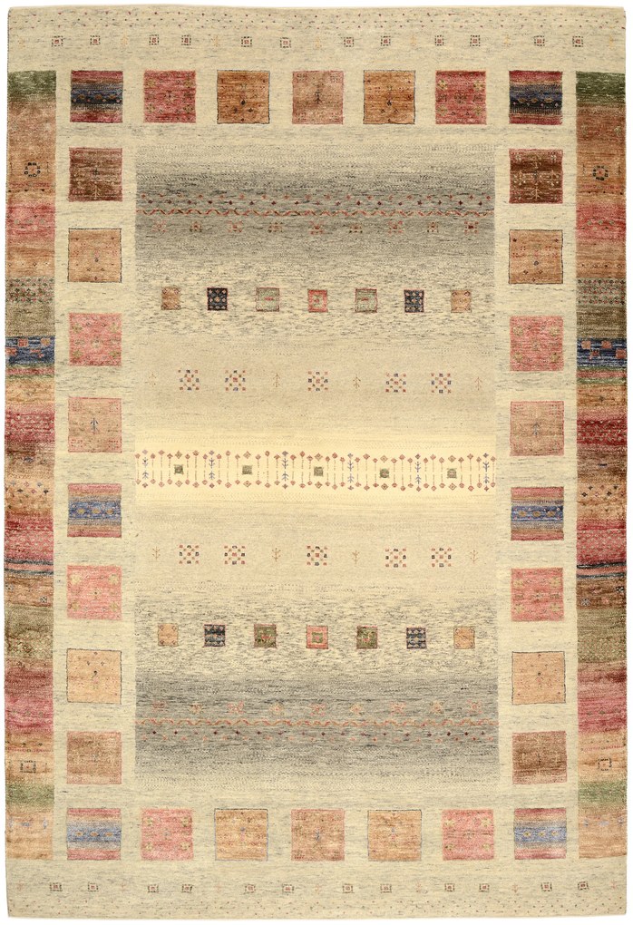 Loribaft Tappeto 210 x 300 (Indian) Annodato A Mano