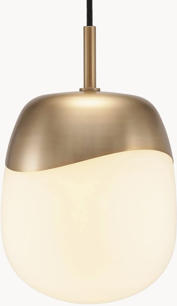 Lampada a sospensione in vetro soffiato Spring