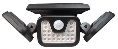 Faro solare con sensore LED/15W/3,7V 2400 mAh IP54 4500K