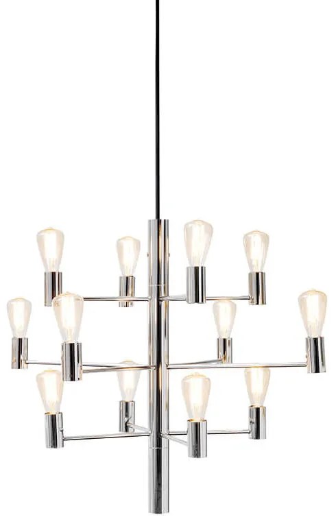 Herstal - Manola 12 Lampadario Chrome Herstal