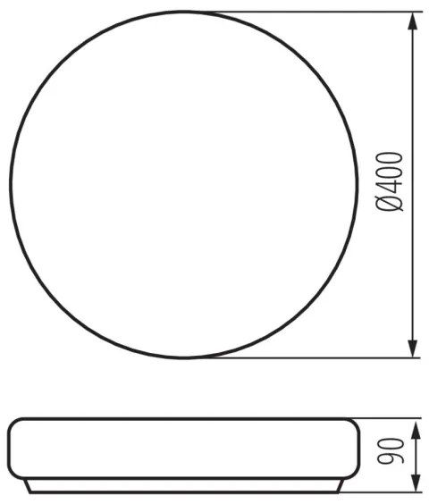 Kanlux 8814 - Plafoniera bagno PERAZ 2xE27/15W/230V d. 40cm IP44