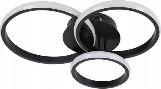 Plafoniera LED 38W 230V nera