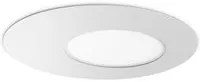 Plafoniera Contemporanea Iride Metallo Bianco Led Integrato 17W 3000K Ip20