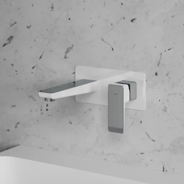 OMNIRES PM7415CRB miscelatore incasso PARMA cromo/bianco