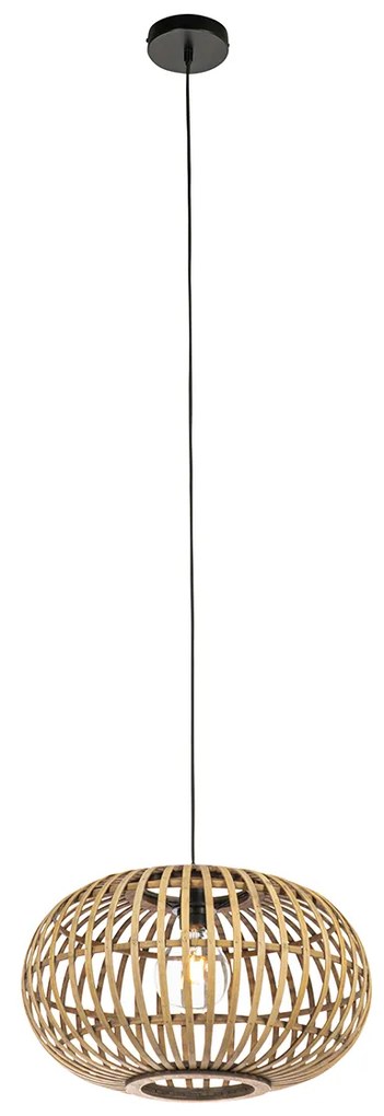 Lampada a sospensione orientale in bambù 44 cm - Amira