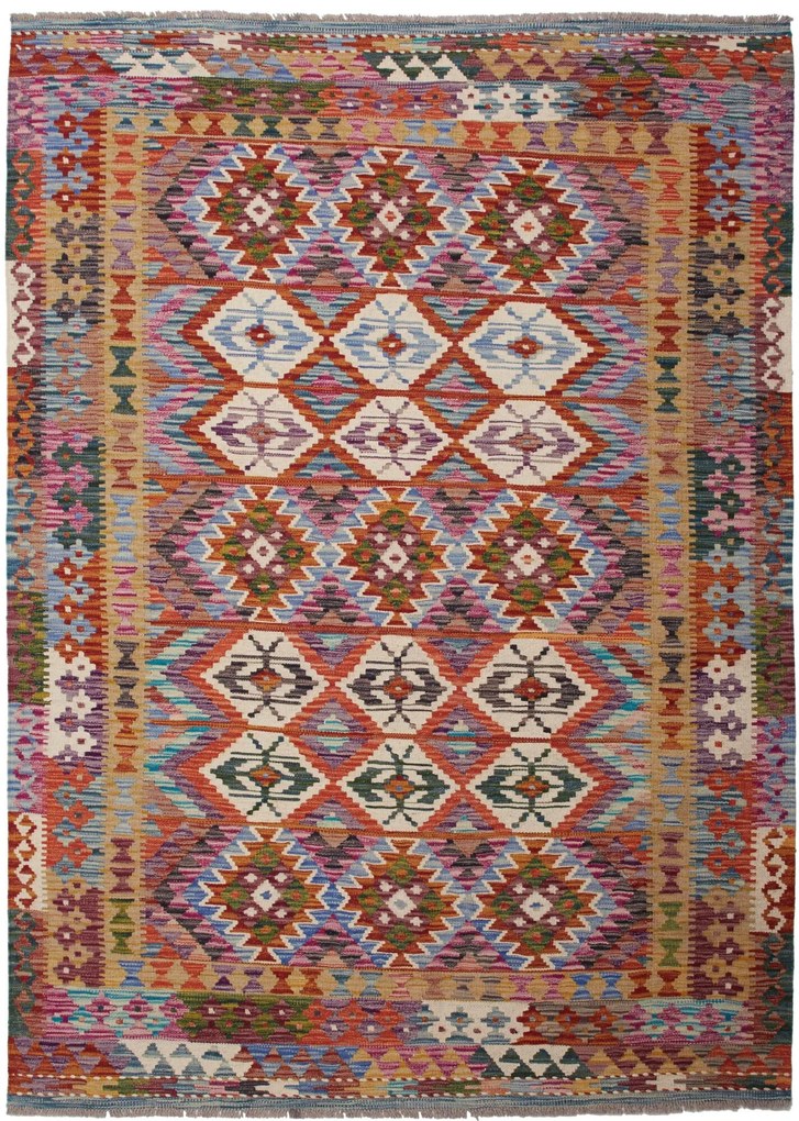 Kilim Tappeto orientale 210x160 (Pakistan) Tessuto A Mano