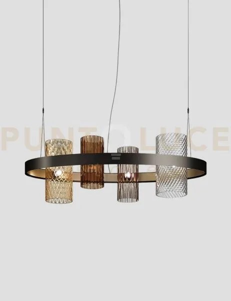 Armonia sospensione ov1 multicolore 2 nickel nero satinato oro sati...