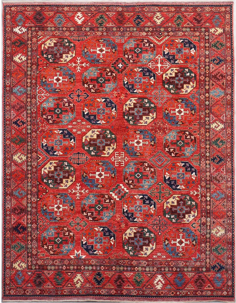 Kazak Tappeto 370 x 270 (Pakistan) Annodato A Mano