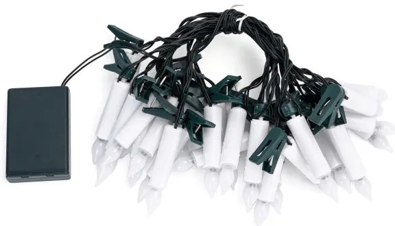 Aigostar - Catena luminosa natalizia LED 25xLED/3xAA 5m, bianco caldo