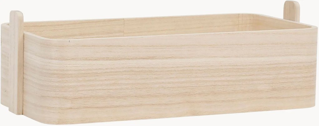 Scatola portaoggetti in legno di paulownia Anordi
