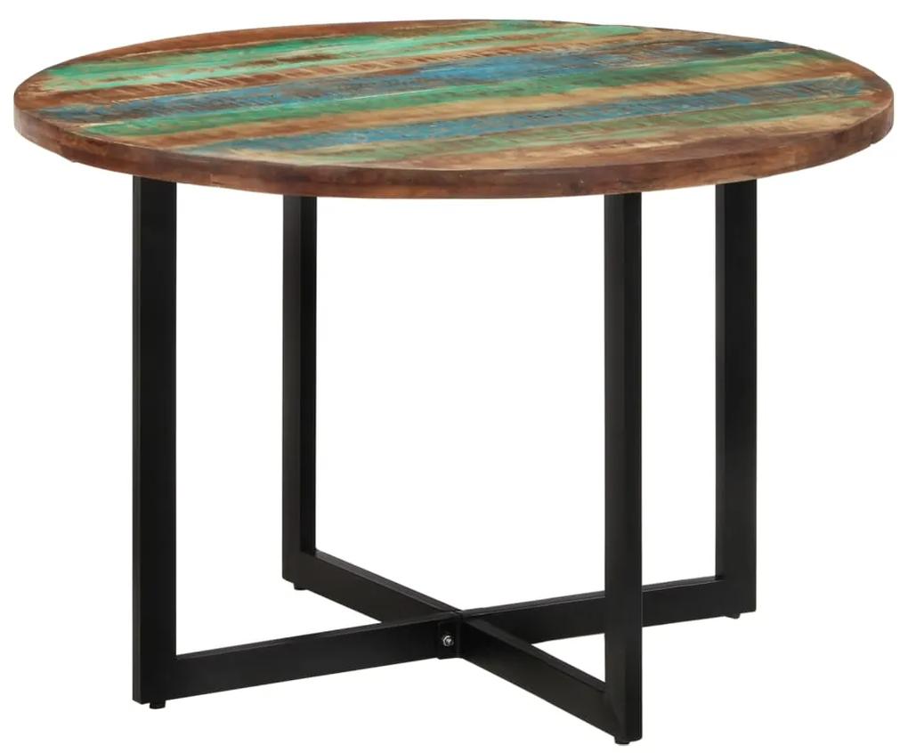 Tavolo da Pranzo 110x75 cm in Legno Massello di Recupero