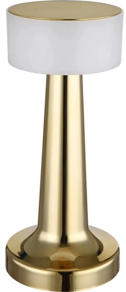 Globo 58447M - Lampada da tavolo LED dimmerabile con funzione Touch ANGELIKA LED/1W/3,7V oro