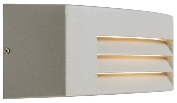 Applique da parete moderna grigia IP44 - Hurricane 1