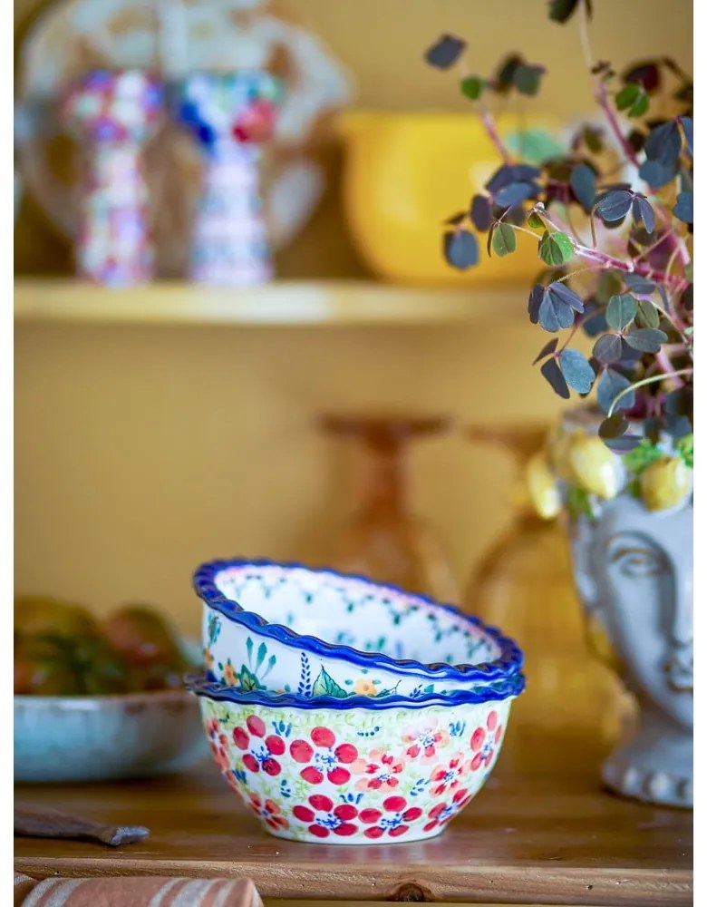 Ciotoline in set da portata in gres 2 pz 380 ml Florist – Bloomingville