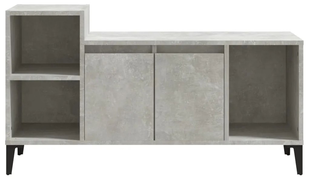 Mobile per TV Grigio Cemento 100x35x55 cm Legno Multistrato