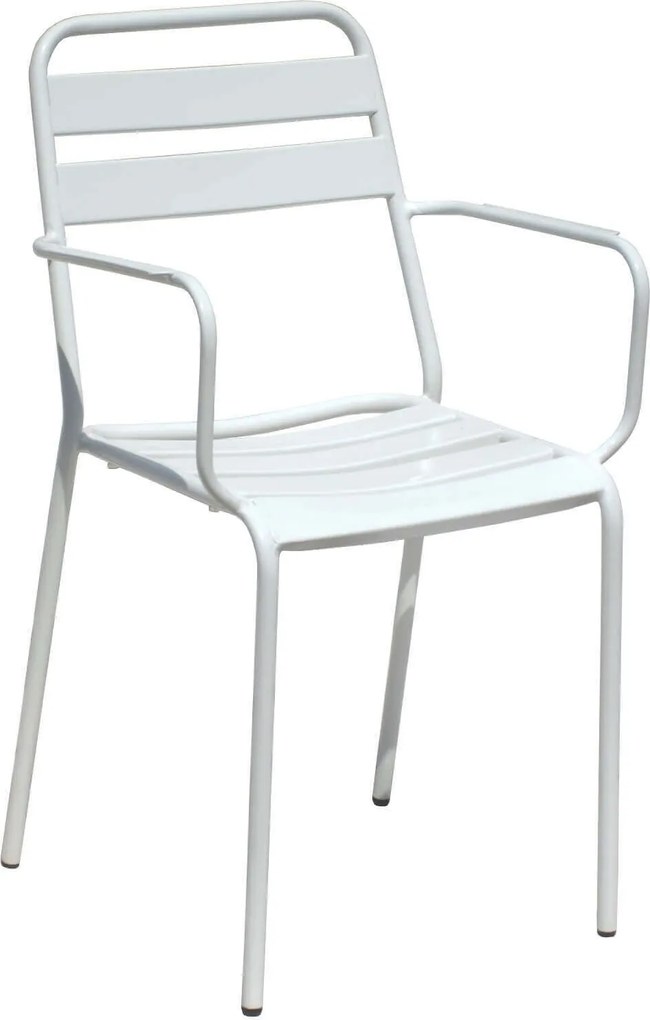 ROMANUS - set tavolo in metallo cm Ø 60 x 71h con 2 poltrone Romanus