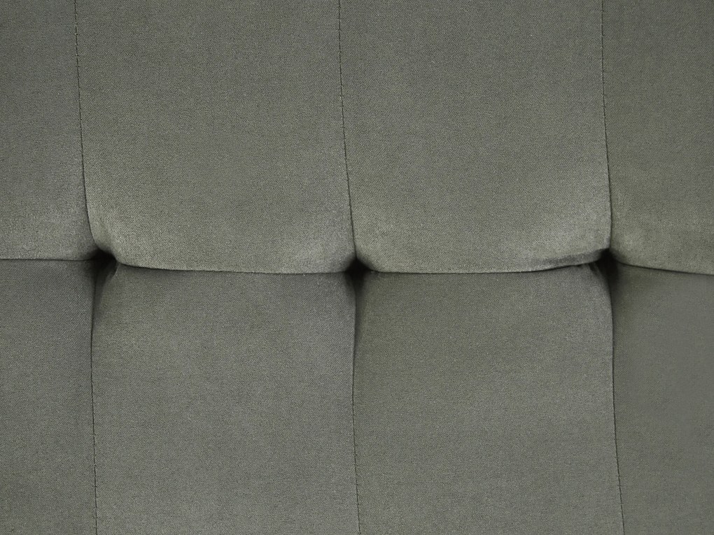 Chaise longue con contenitore grigio scuro PESSAC Beliani