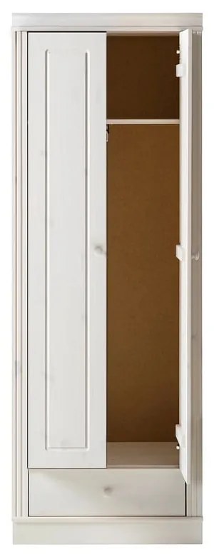 Armadio in legno di pino bianco 65x180 cm Anita - Støraa