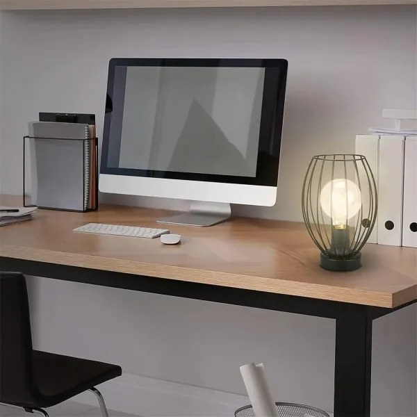 Lampada da tavolo 1xE27/25W/230V nera