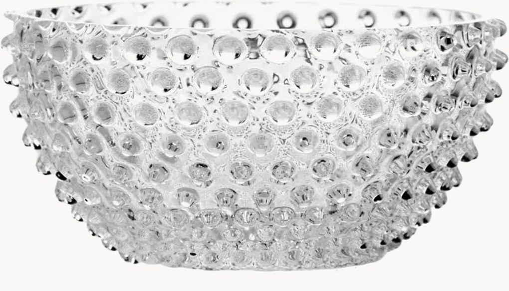Ciotola grande soffiata a bocca Hobnail