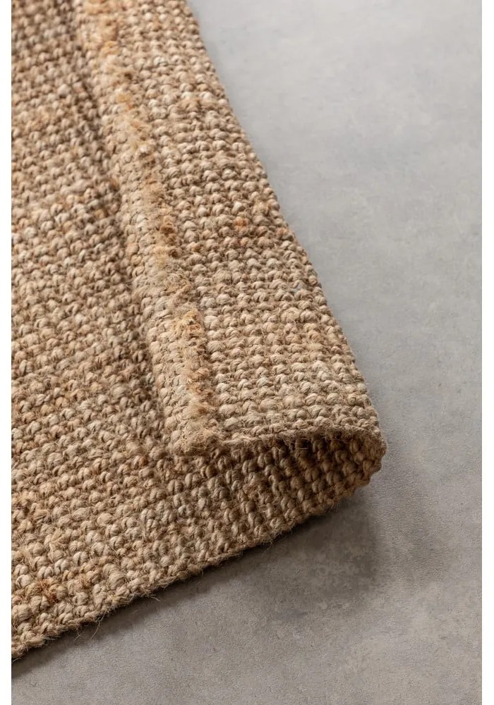 Runner in iuta di colore naturale 80x200 cm Bouclé - Hanse Home