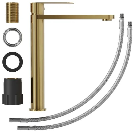 Miscelatore per lavabo TARNBY 27,3 cm in ottone lucido