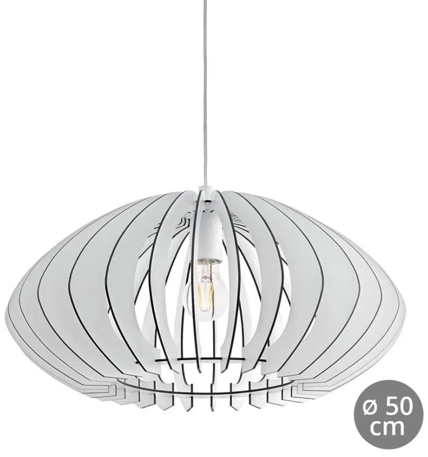 Eglo 95254 - Lampadario COSSANO 2 1xE27/60W/230V