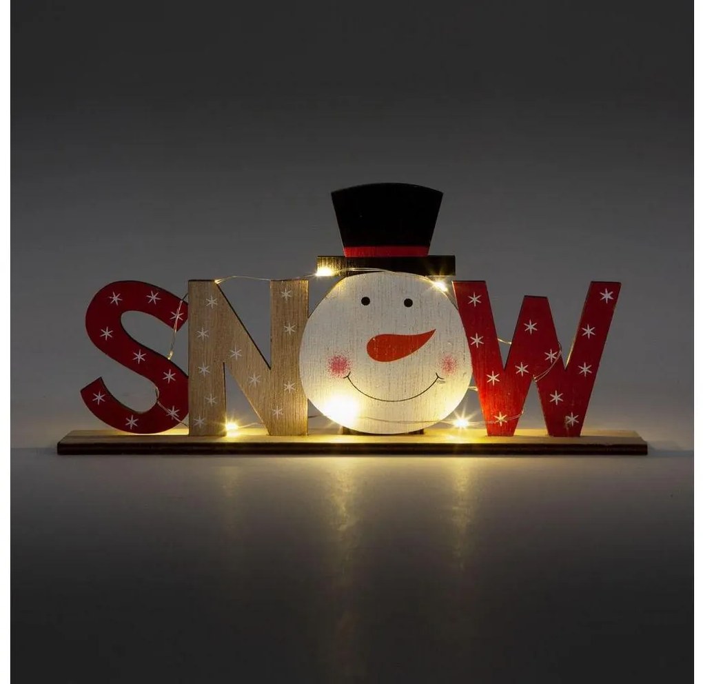 Decorazione natalizia a LED 10xLED/3xLR44