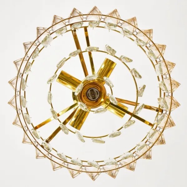 Brilagi - Lampadario a catena CRISTAL 5xE14/40W/230V Ø 38 cm