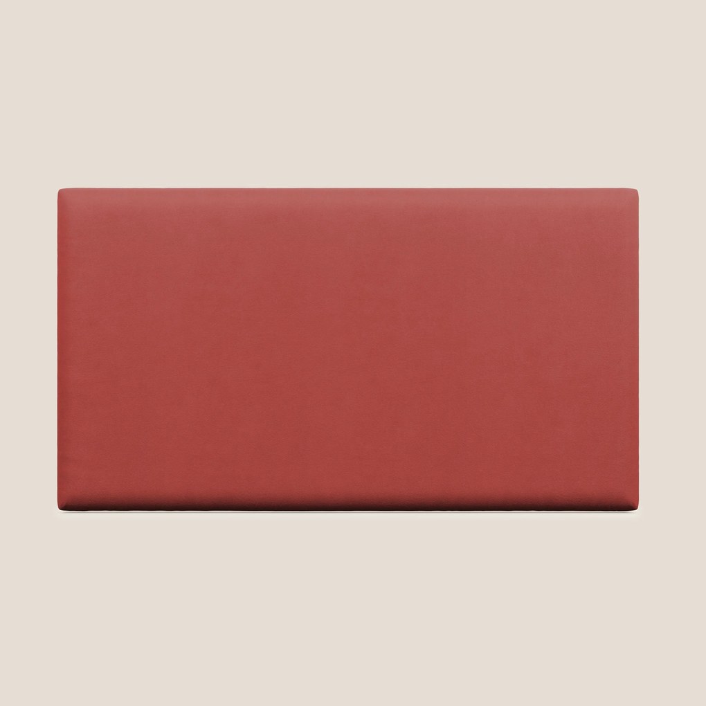 Testata pannello a muro piccola di varie dimensioni in microfibra smacchiabile T11 rosso