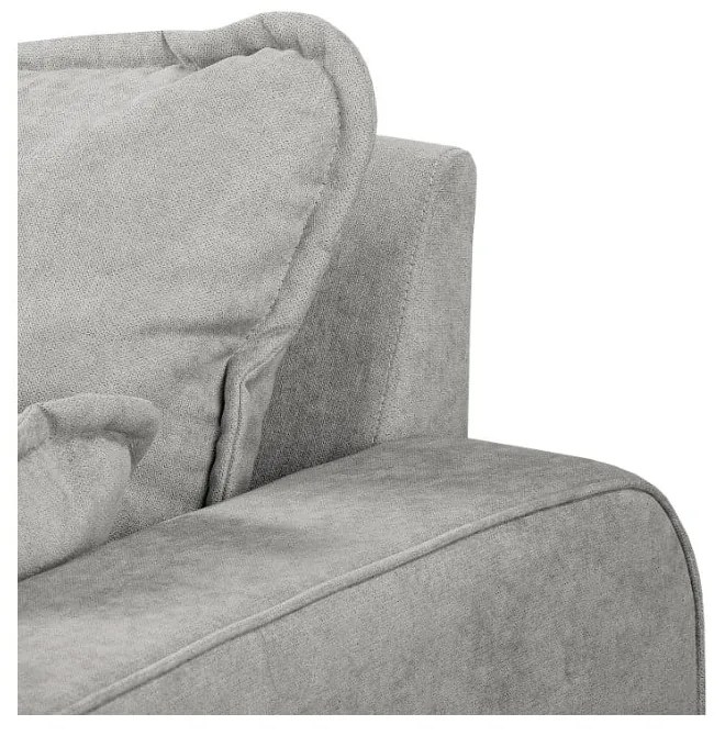 Divano angolare grigio chiaro (angolo sinistro) Beata - Ropez