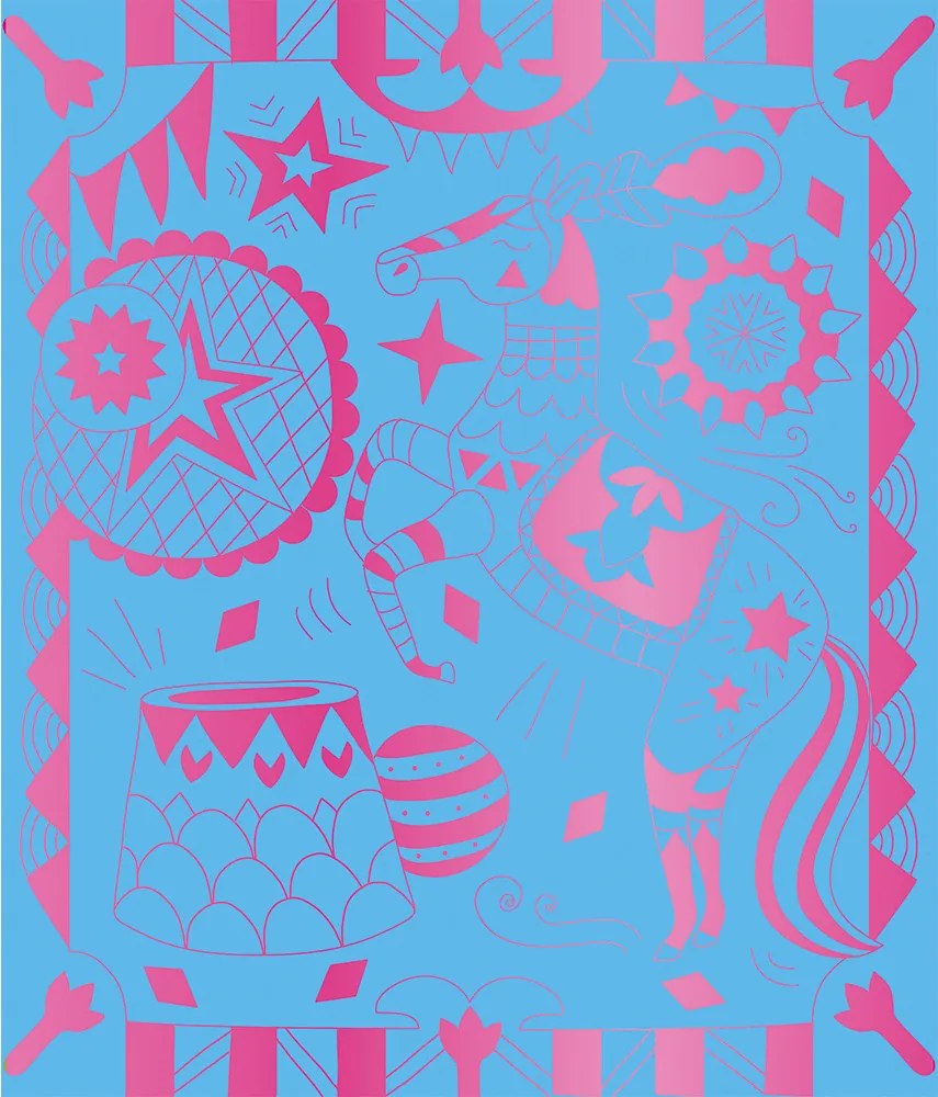 Scratch art - Cavalli e unicorni