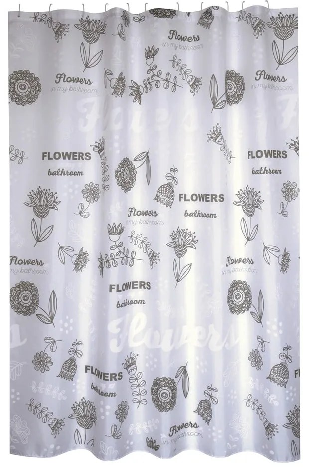 Tenda per doccia 180x200 cm Flowers – MSV
