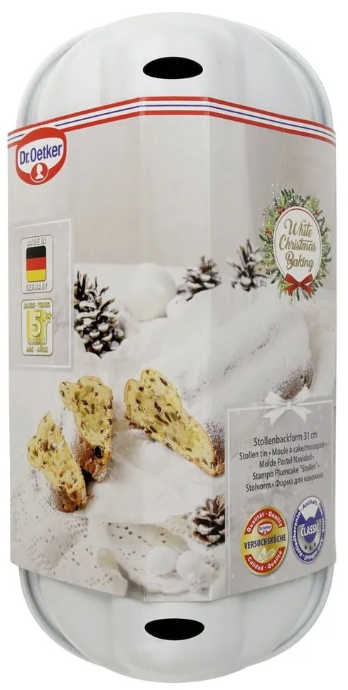 Stampo in acciaio, 31 x 15,5 cm White Christmas Baking - Dr. Oetker