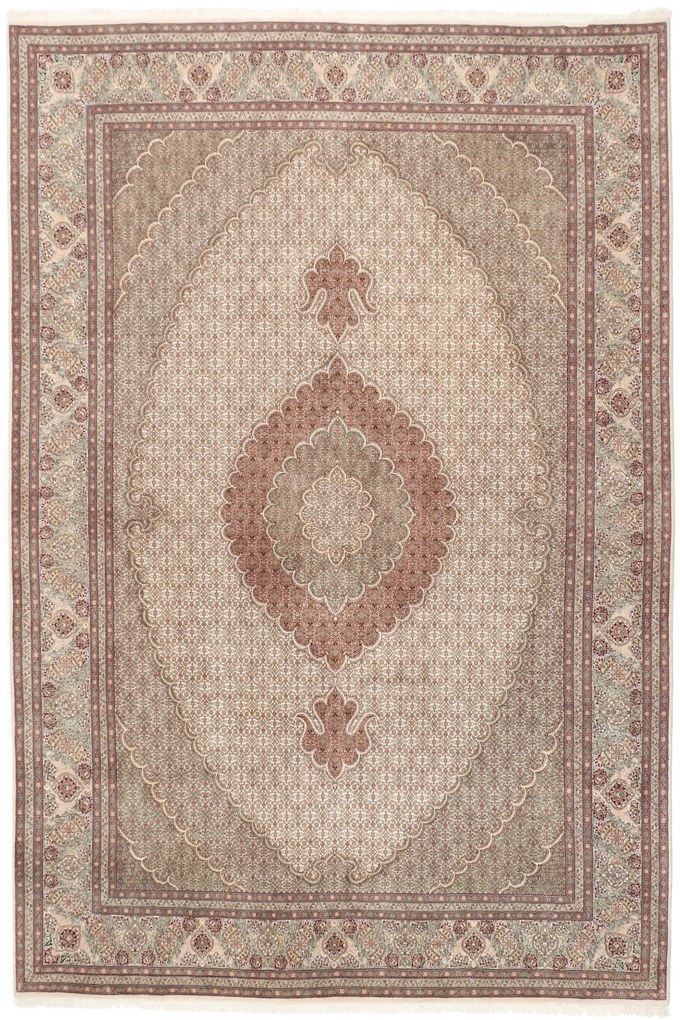 Tabriz Tappeto 310x210 (Iran) Annodato A Mano