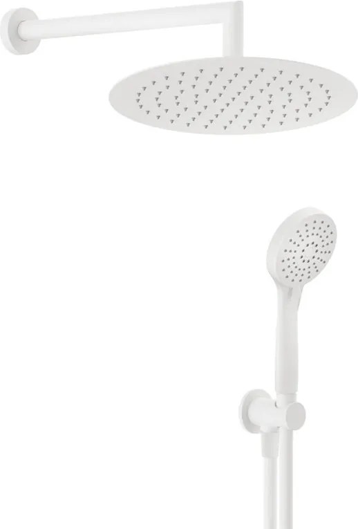 Kit incasso doccia HUBER Tayrona/Plano bianco opaco