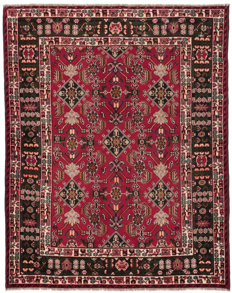 Gashghai Tappeto 200x160 (Iran) Annodato A Mano