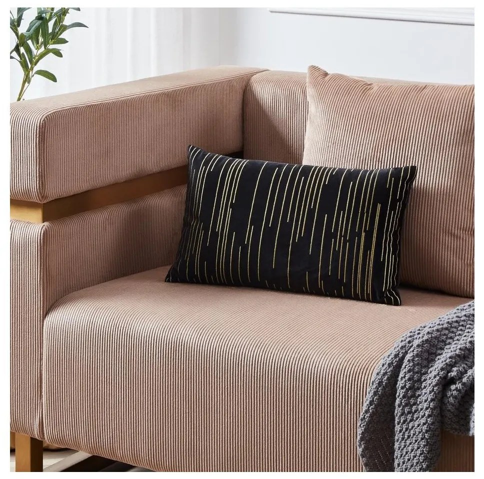 Eglo 420019 - Cuscino decorativo CHEVERY 30x50 cm nero/oro