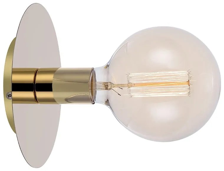 Lampada da parete color bronzo Disc – Markslöjd