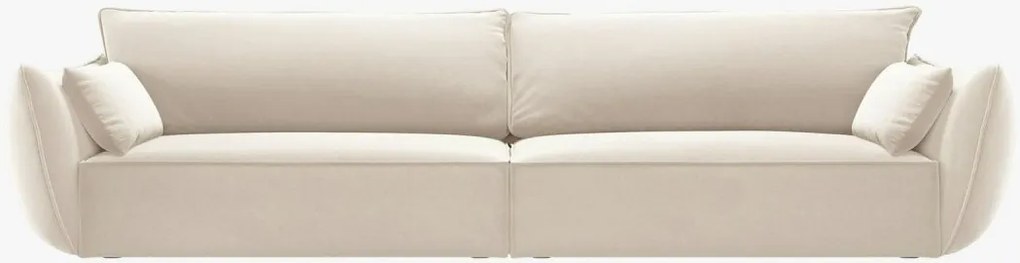 Divano 4 posti Kaelle in velluto - L248 cm